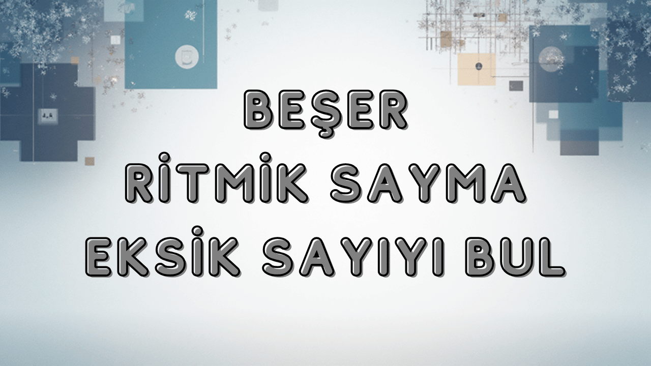 eksik sayıyı bulma etkinliği önizlemesi