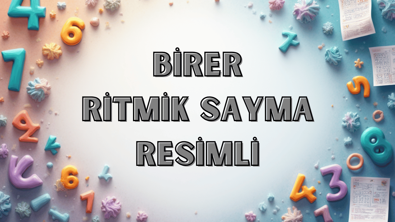 resimli birer ritmik sayma önizlemesi