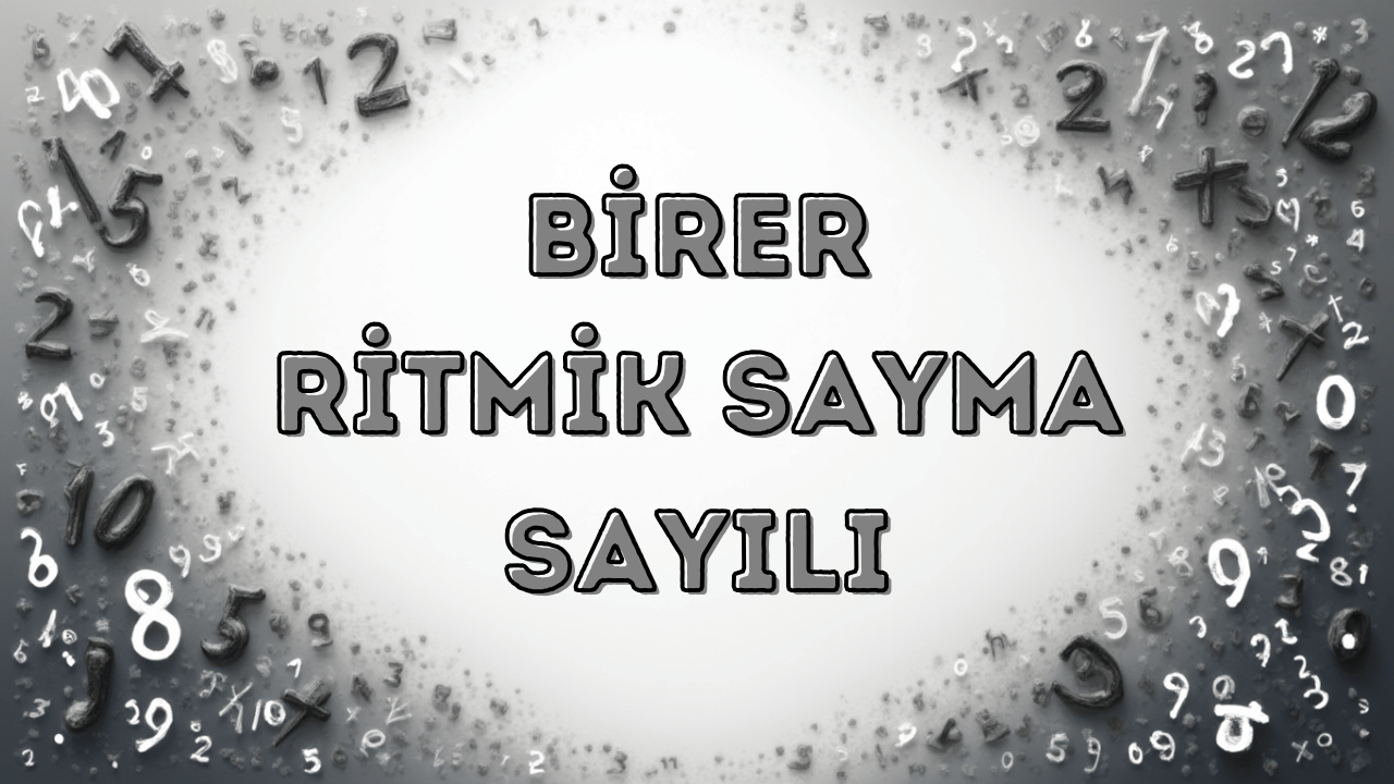 sayılı birer ritmik sayma önizlemesi