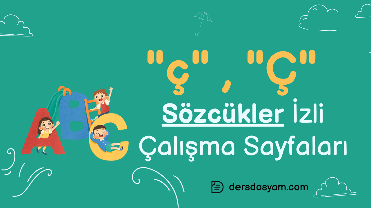 ç sesi sözcükler çalışma sayfası önizlemesi