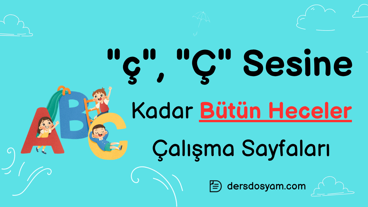 ç sesine kadar bütün heceler çalışma kağıdı önizlemesi