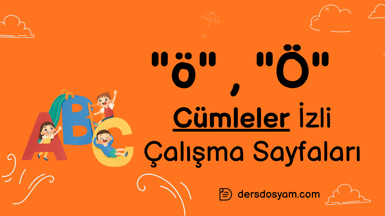ö sesi cümleler çalışma sayfası önizlemesi