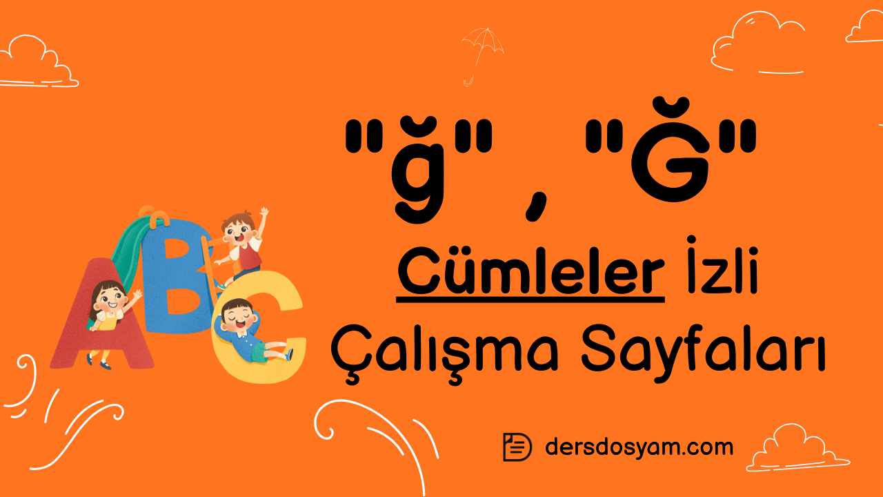 ğ sesi cümleler çalışma sayfası önizlemesi