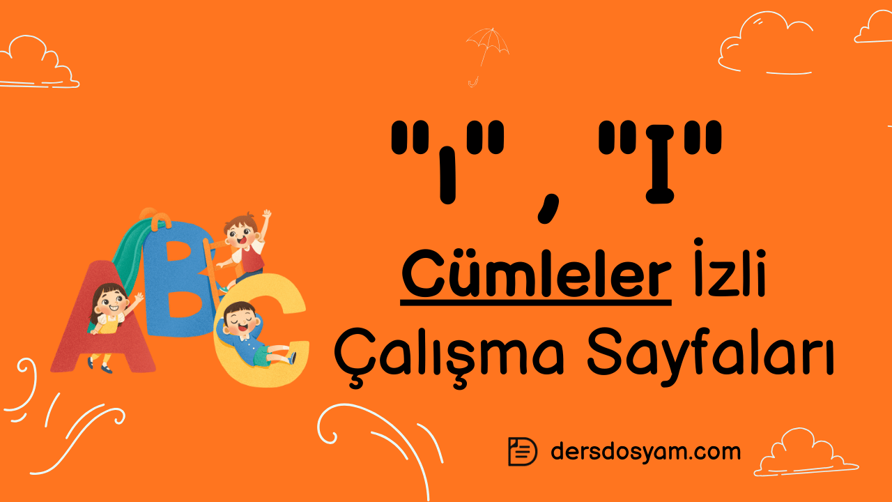 ı sesi cümleler çalışma sayfası önizlemesi