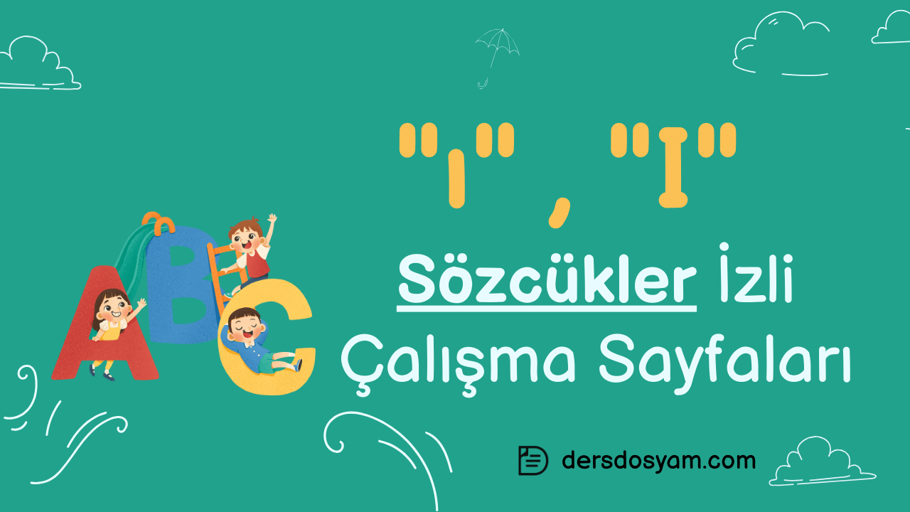 ı sesi sözcükler çalışma sayfası önizlemesi
