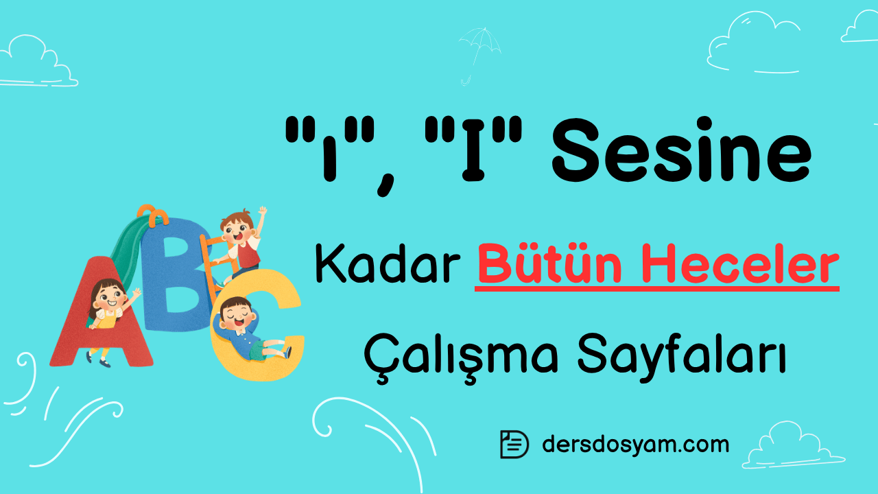 ı sesine kadar bütün heceler çalışma kağıdı önizlemesi