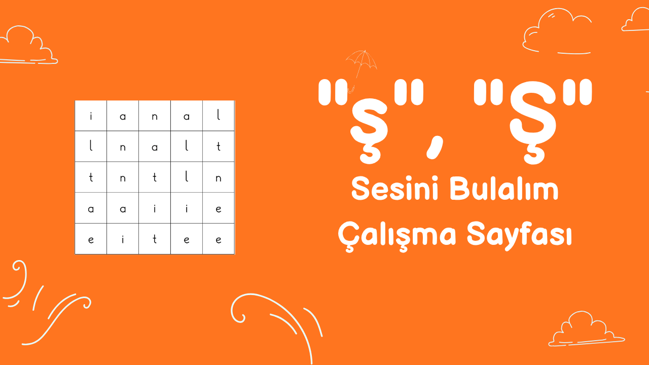 ş sesini bulma etkinliği önizlemesi