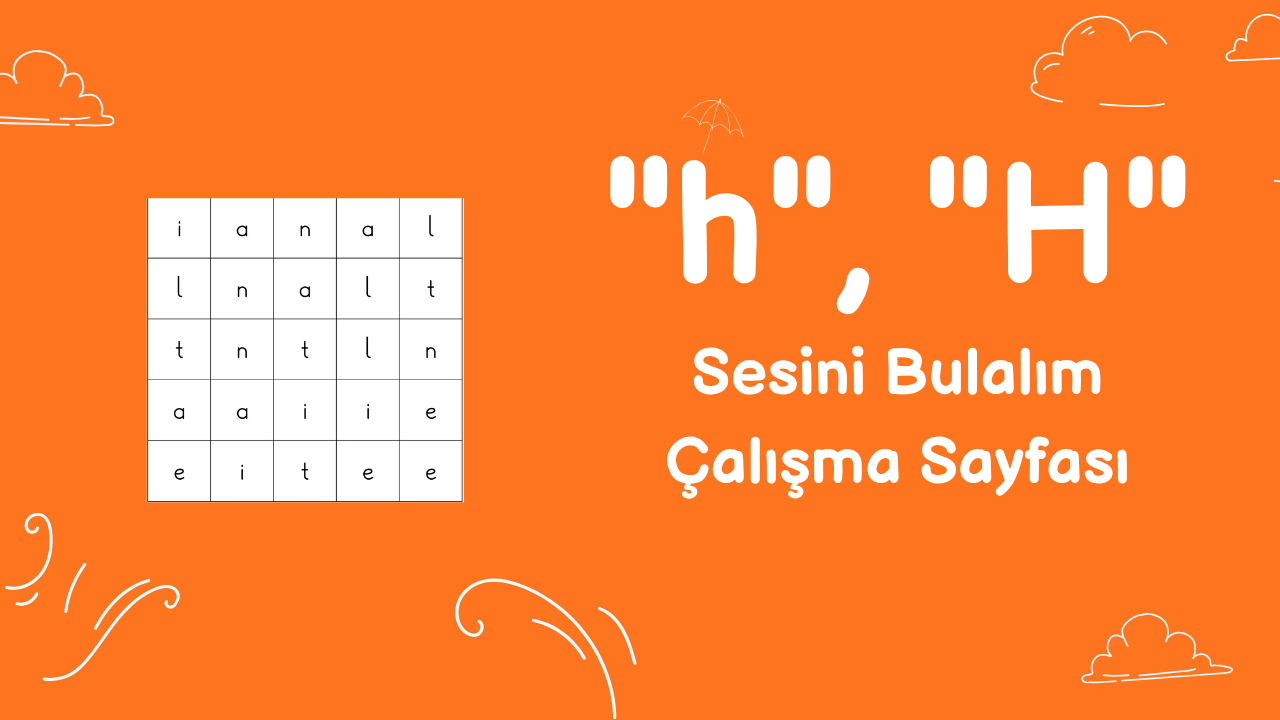 h sesini bulma etkinliği önizlemesi