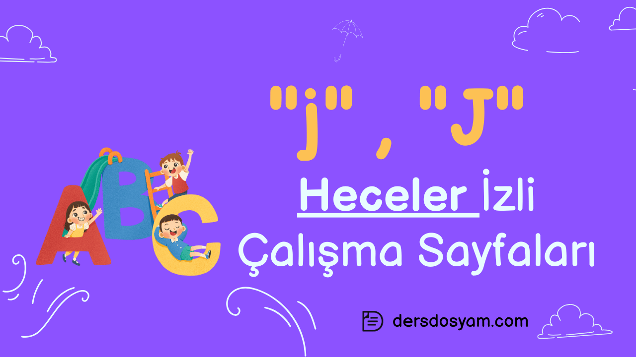 j sesi heceler çalışma sayfası önizlemesi