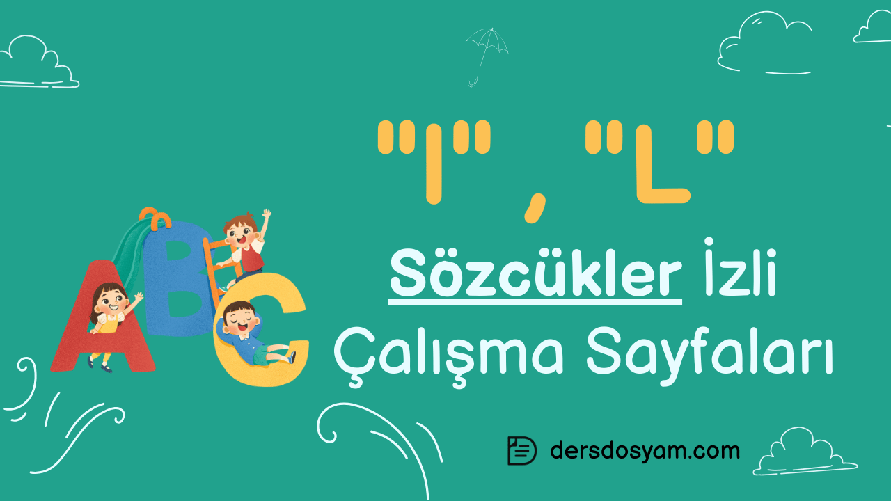 l sesi sözcükler çalışma sayfası önizlemesi