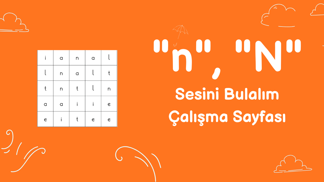 n sesini bulma etkinliği önizlemesi