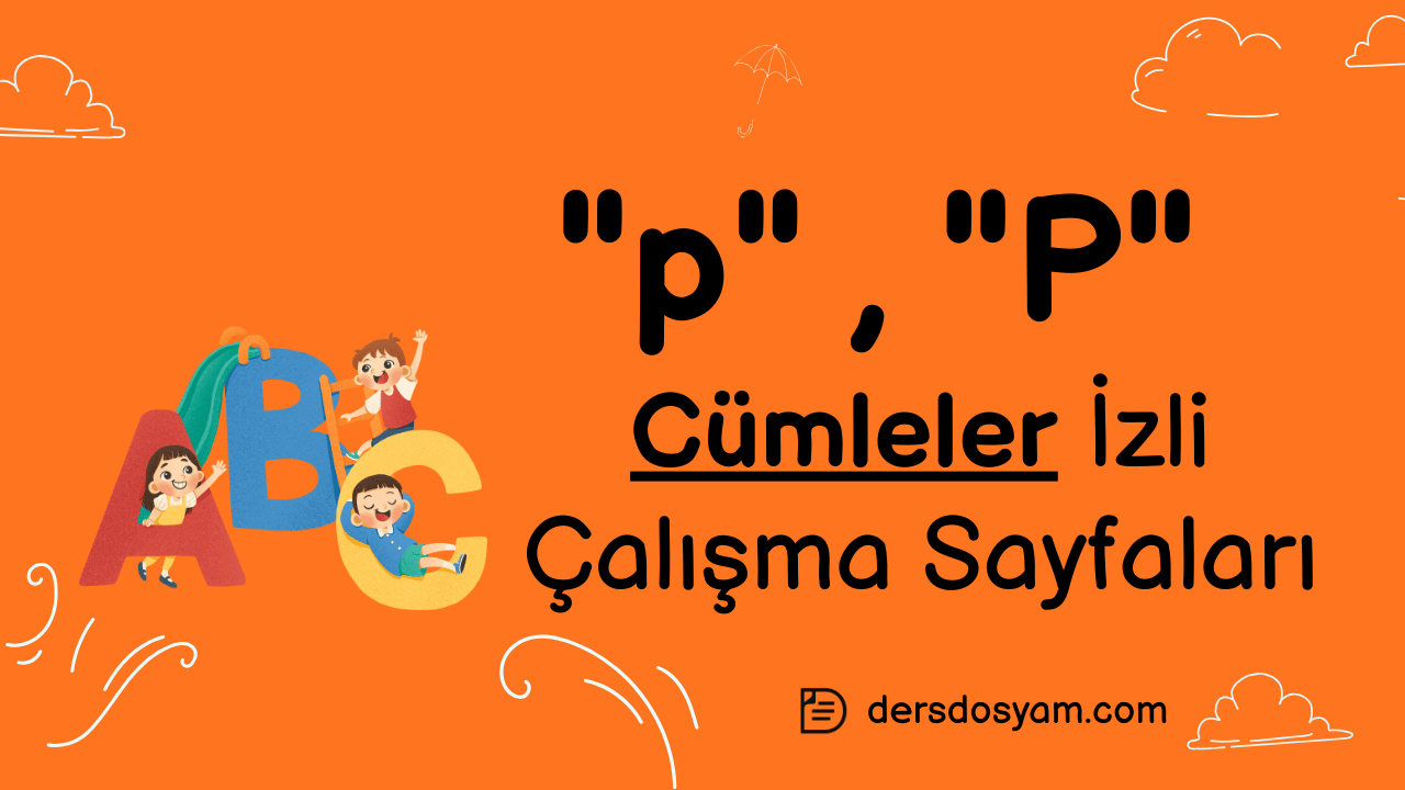 p sesi cümleler çalışma sayfası önizlemesi
