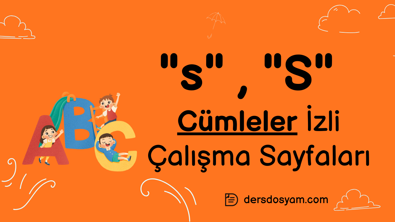 s sesi cümleler çalışma sayfası önizlemesi