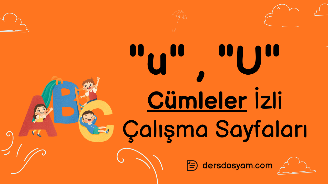 u sesi cümleler çalışma sayfası önizlemesi