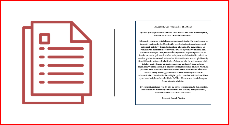 Atatürk'ün Gençliğe Hitabesi