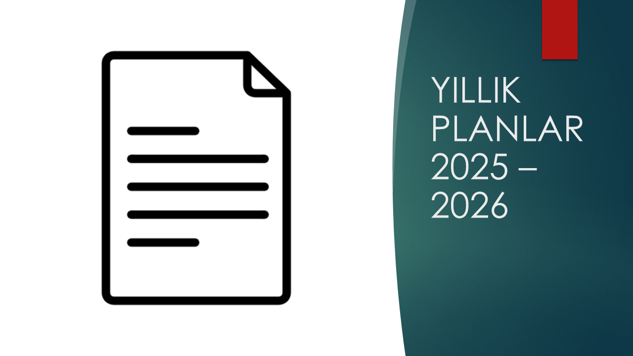 Yıllık Planlar