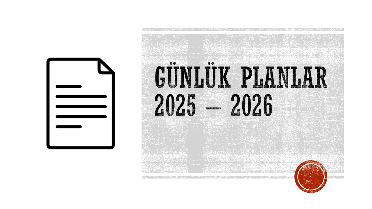 Günlük Planlar